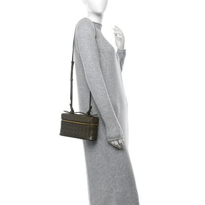 Bottega Veneta Calfskin Intrecciato Bang Bang Vanity Case Kaki 2 of 11