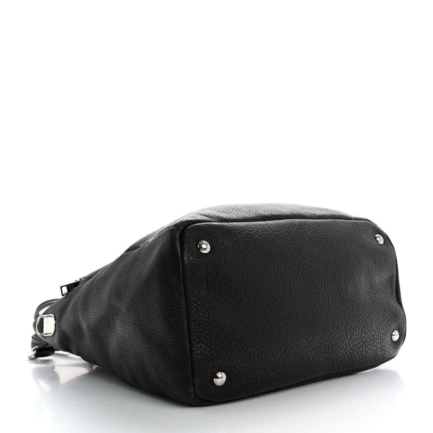 Prada Vitello Daino Shopping Tote Black 4 of 17