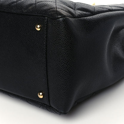 Chanel Caviar Quilted XL Grand Shopping Tote GST Black 10 of 11