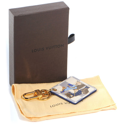 Louis Vuitton Damier Illustre Groom Key Holder Azur 6 of 6
