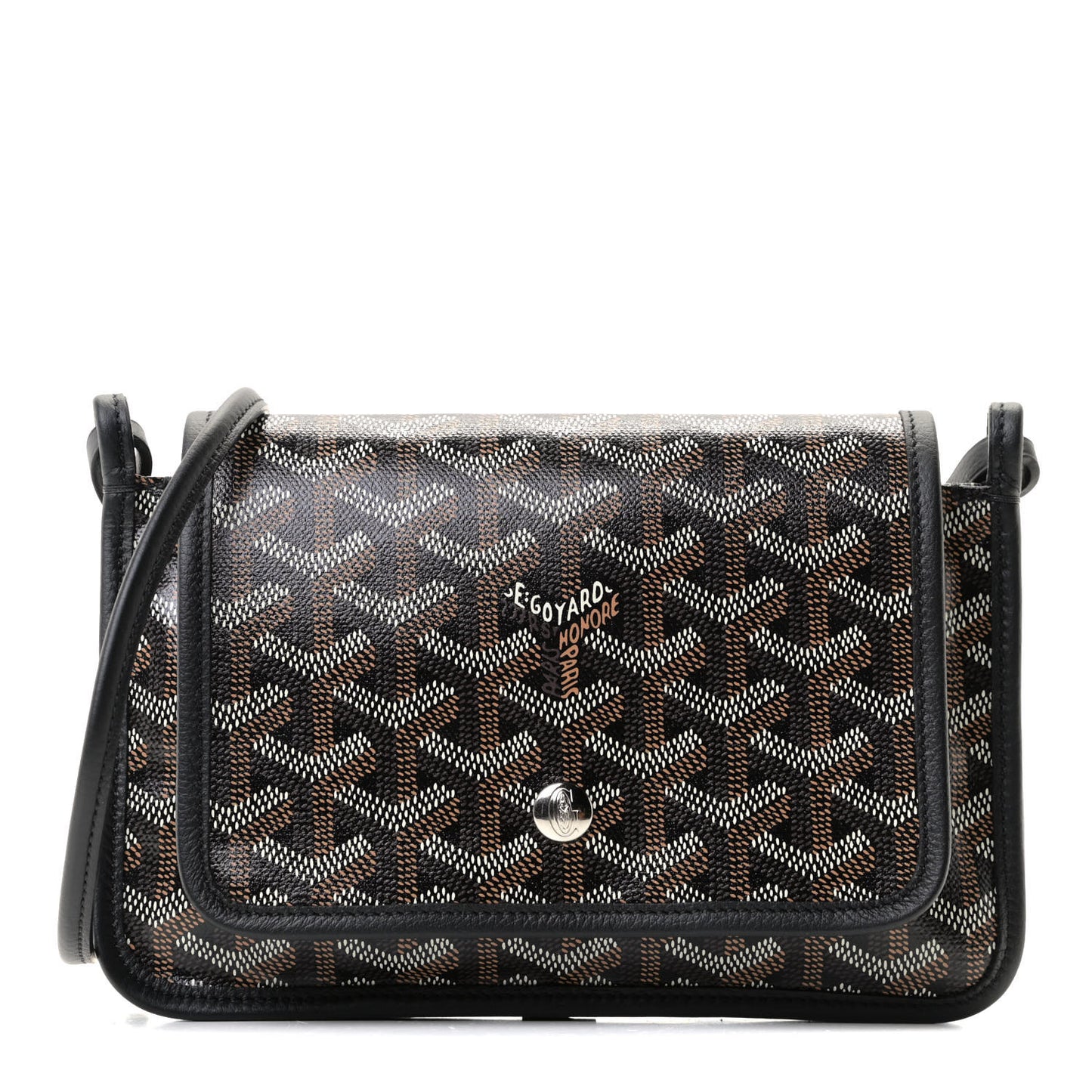 Goyardine Plumet Wallet Clutch Black