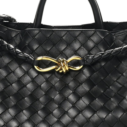 Bottega Veneta Nappa Intrecciato Medium Andiamo Shoulder Bag Black 7 of 9