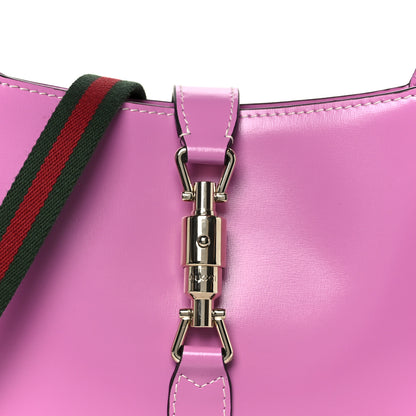 Gucci Ancora Calfskin Web Medium Jackie 1961 Hobo Pink 8 of 10