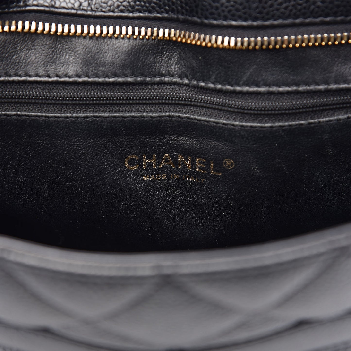 Caviar Medallion Tote Black