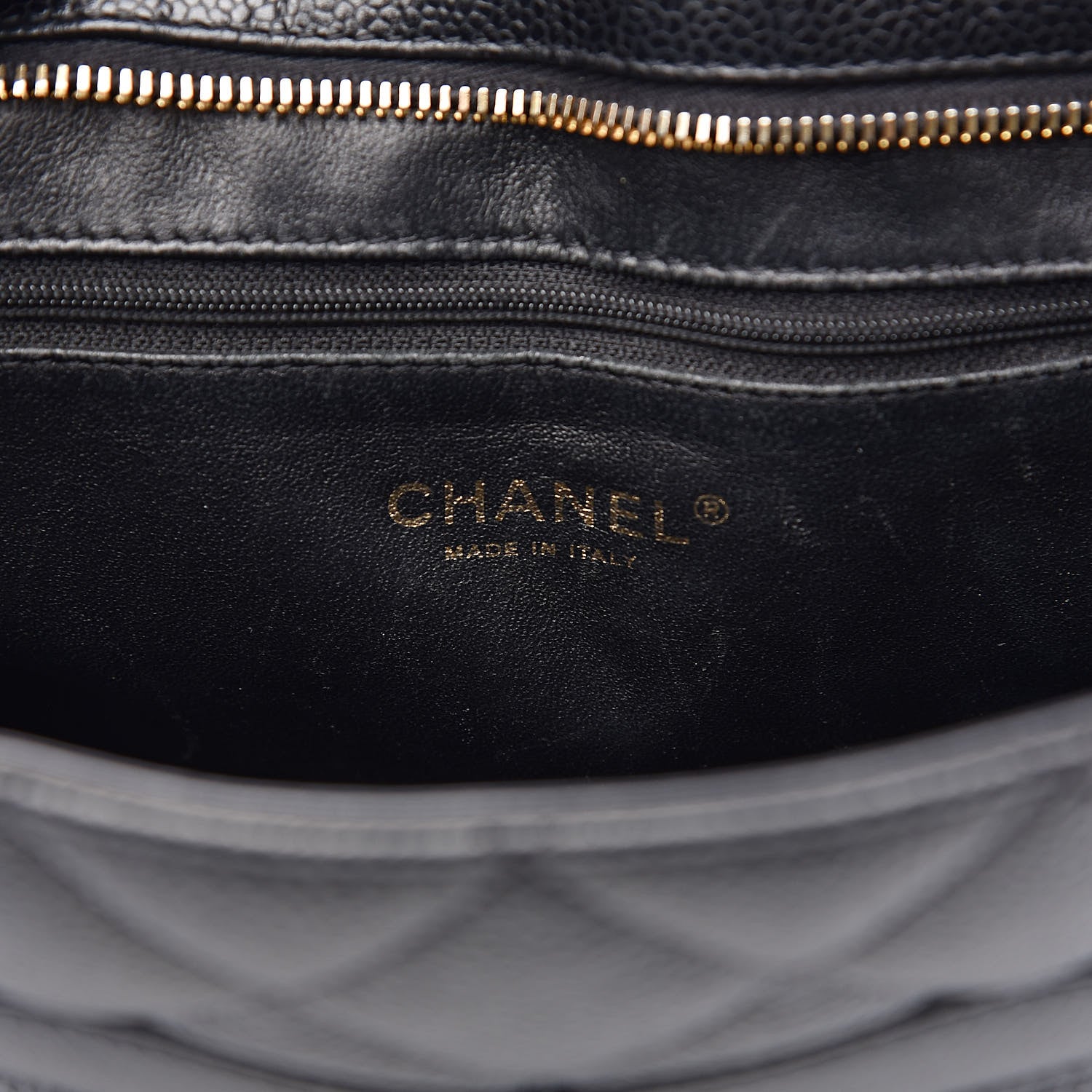 Chanel Caviar Medallion Tote Black 6 of 15