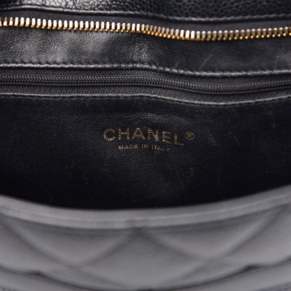 Chanel Caviar Medallion Tote Black 6 of 15