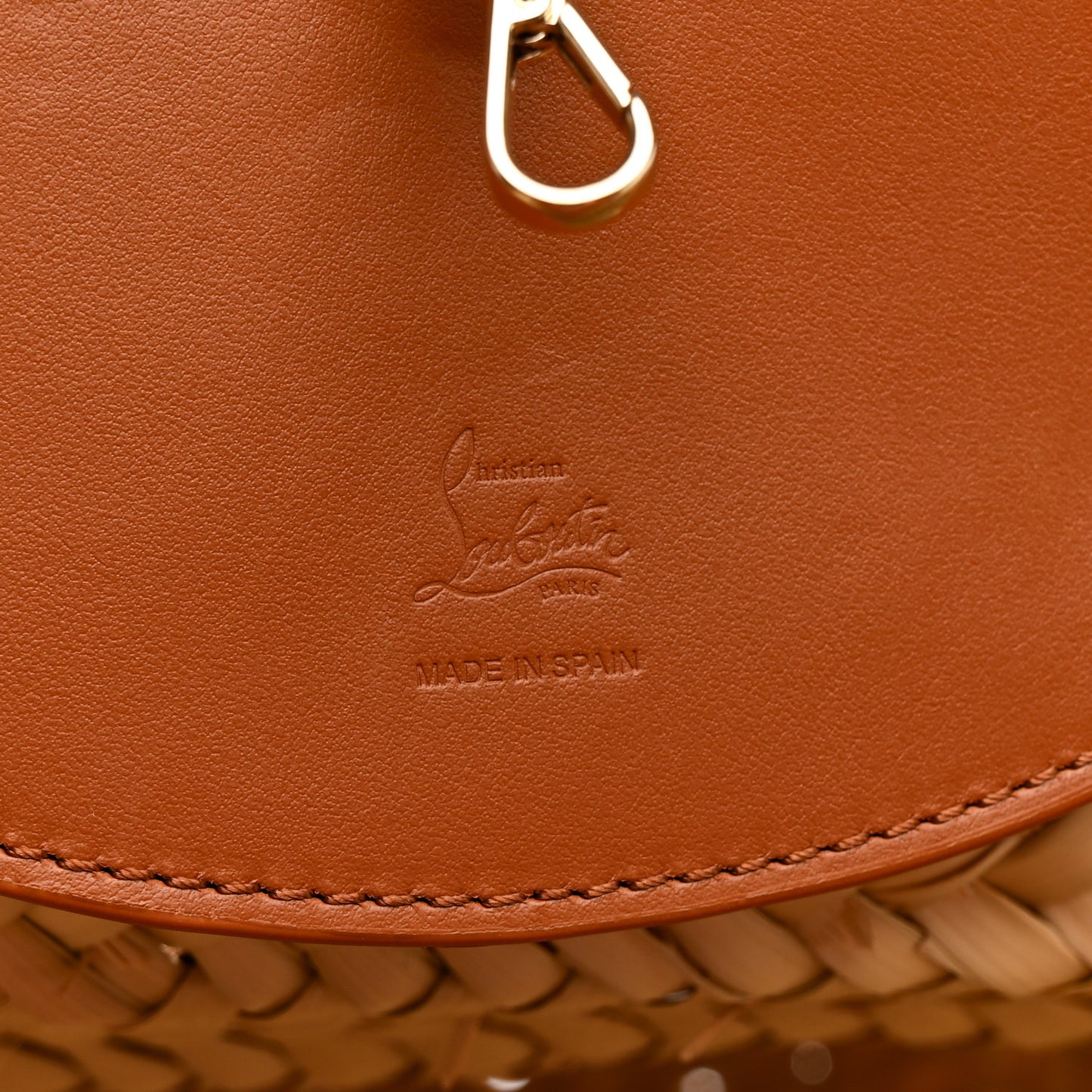 Raffia Calfskin Biloumoon Tote Natural Cuoio