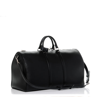 Louis Vuitton X SUPREME Epi Keepall Bandouliere 55 Black 3 of 8