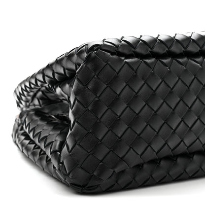 Bottega Veneta Nappa Intrecciato Small Campana Shoulder Bag Black 8 of 9