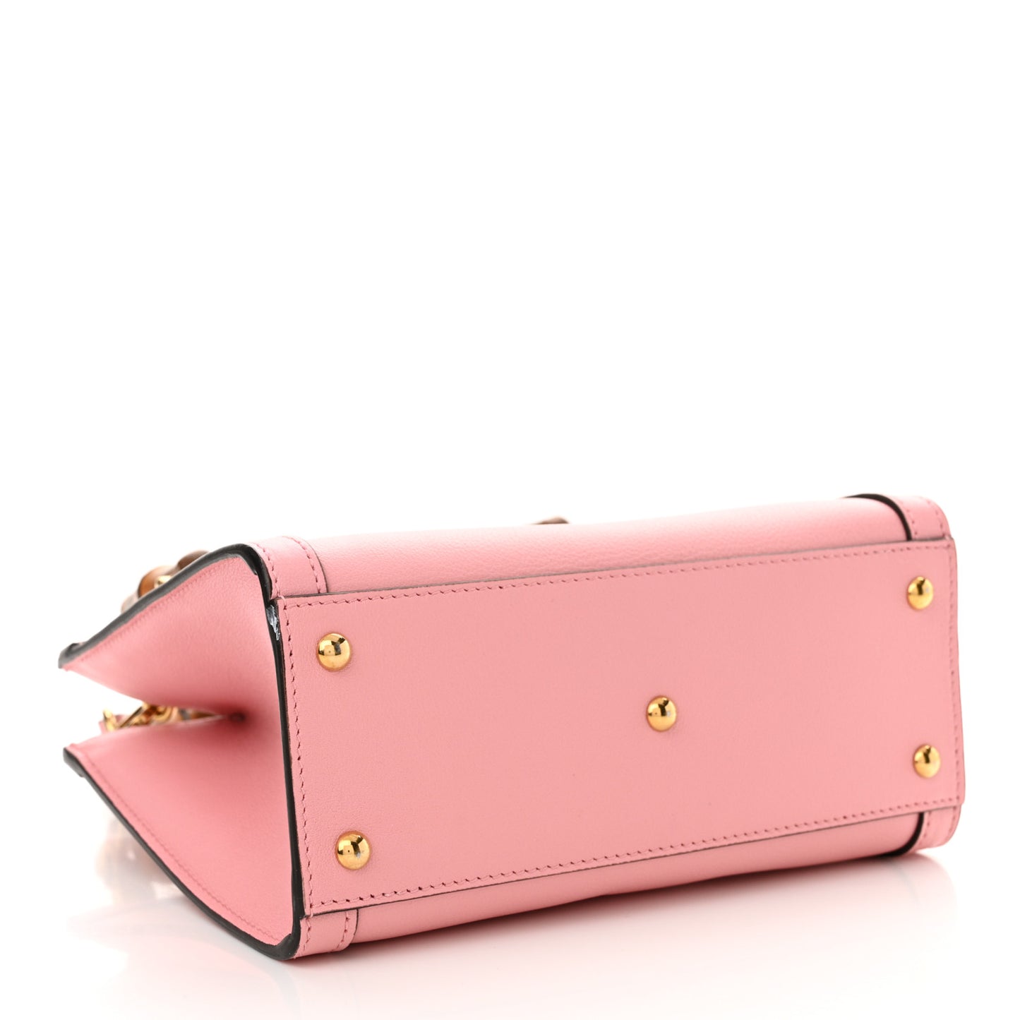 Wonka Grain Calfskin Mini Diana Tote Bag Wild Rose Fuxia Fluo