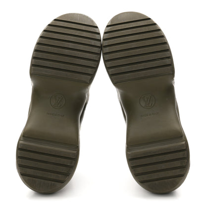 Louis Vuitton Calfskin Technical Nylon LV Archlight Sneakers 38 Green 6 of 9