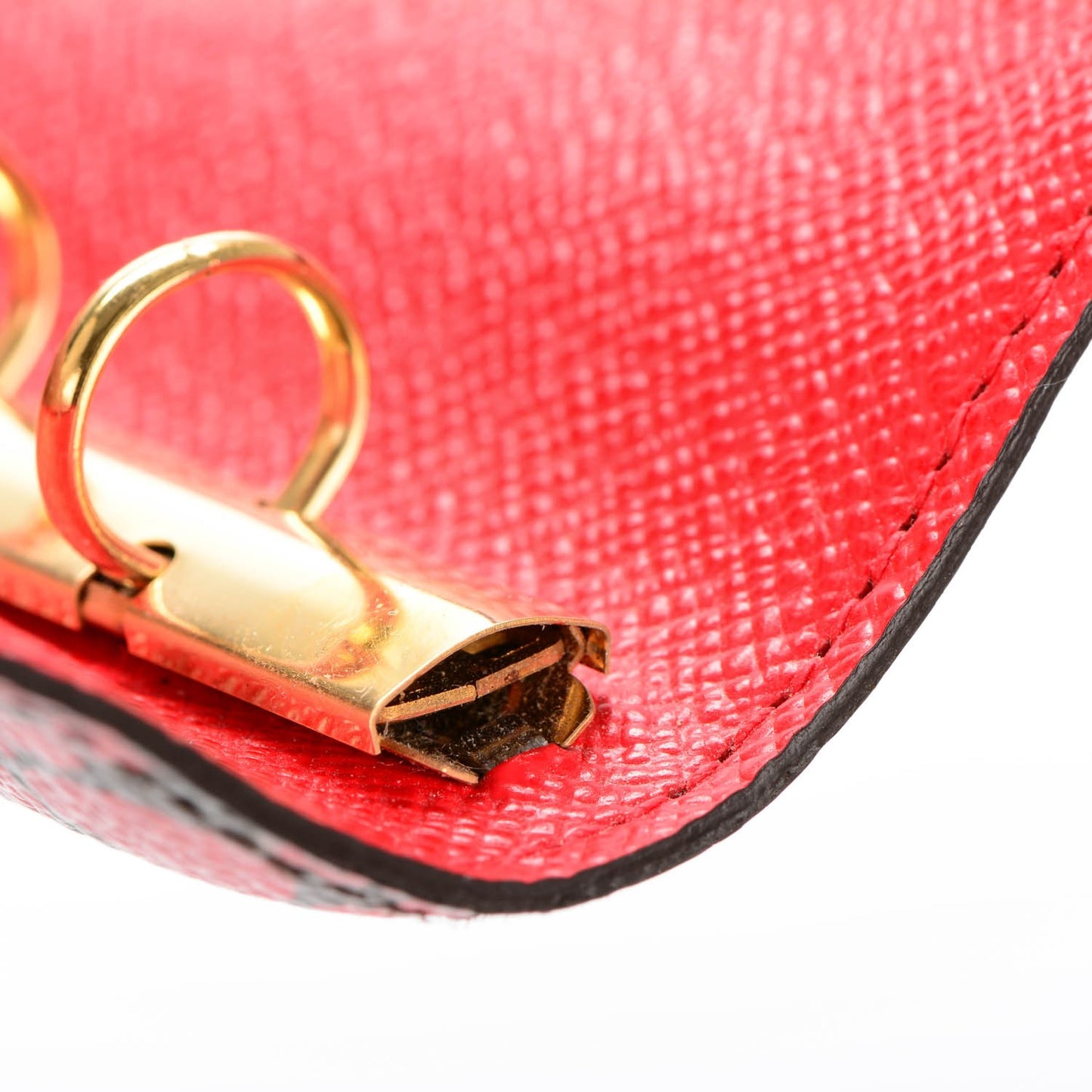 Monogram Kusama Town Small Ring Agenda Cover Red