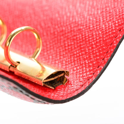 Louis Vuitton Monogram Kusama Town Small Ring Agenda Cover Red 8 of 8