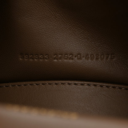 Balenciaga Coated Canvas BB Monogram Hourglass Top Handle Bag XS Beige Brown 7 of 11