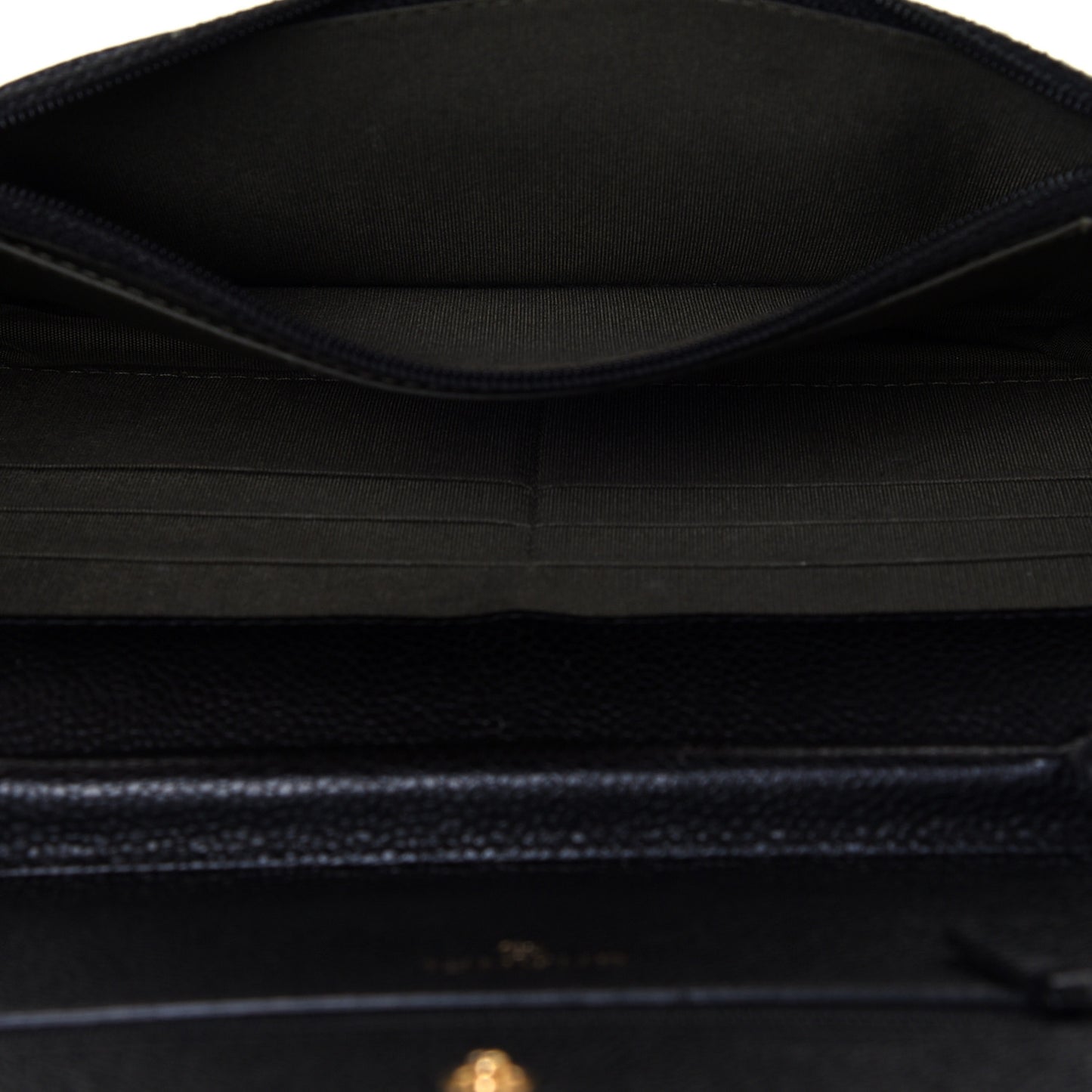 Caviar Quilted Boy Wallet On Chain WOC Black