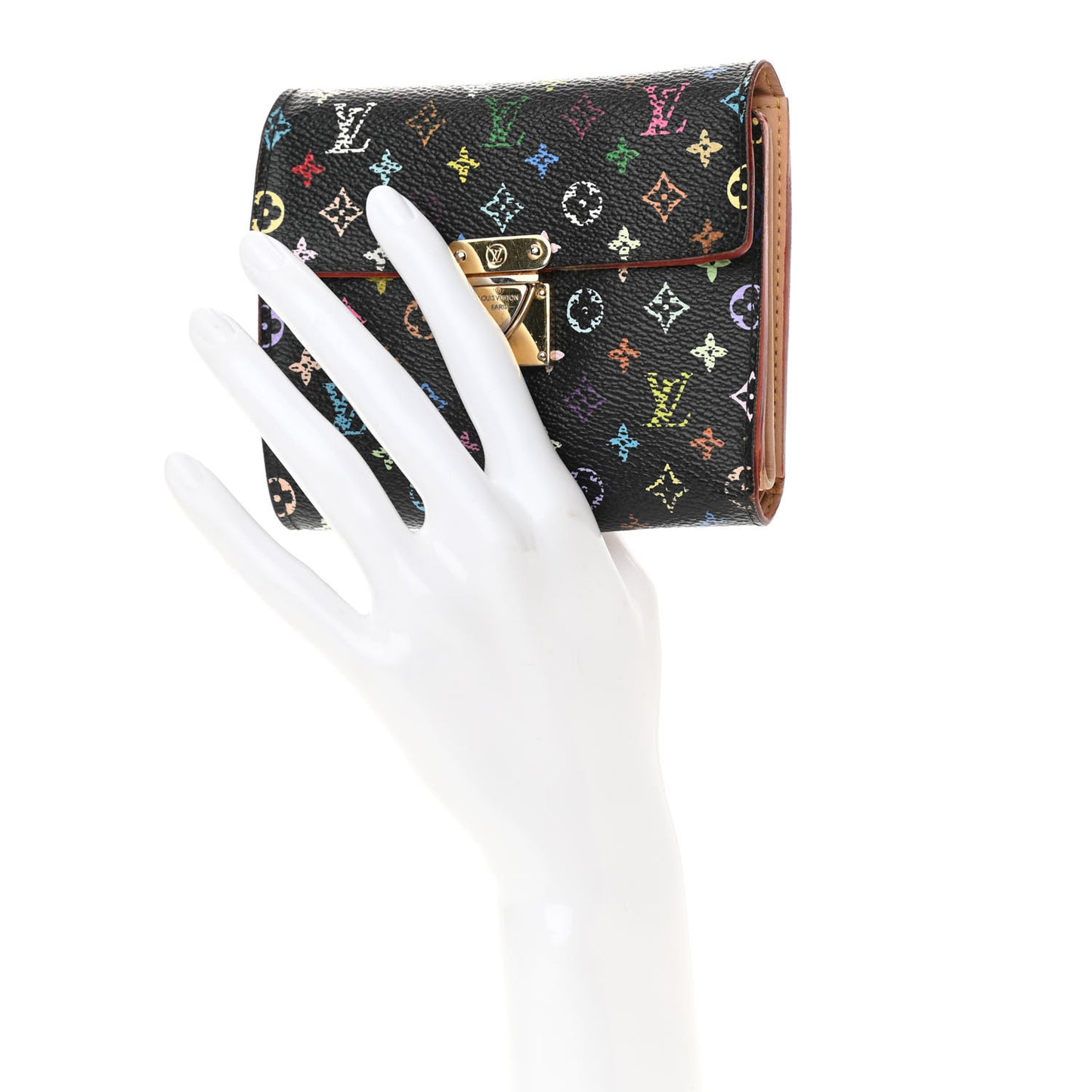 Monogram Multicolor Koala Wallet Black