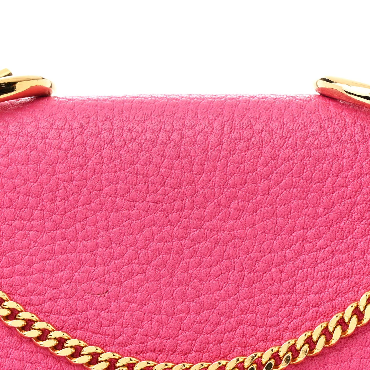 Grained Lambskin Drew Shoulder Bag Dreamy Pink
