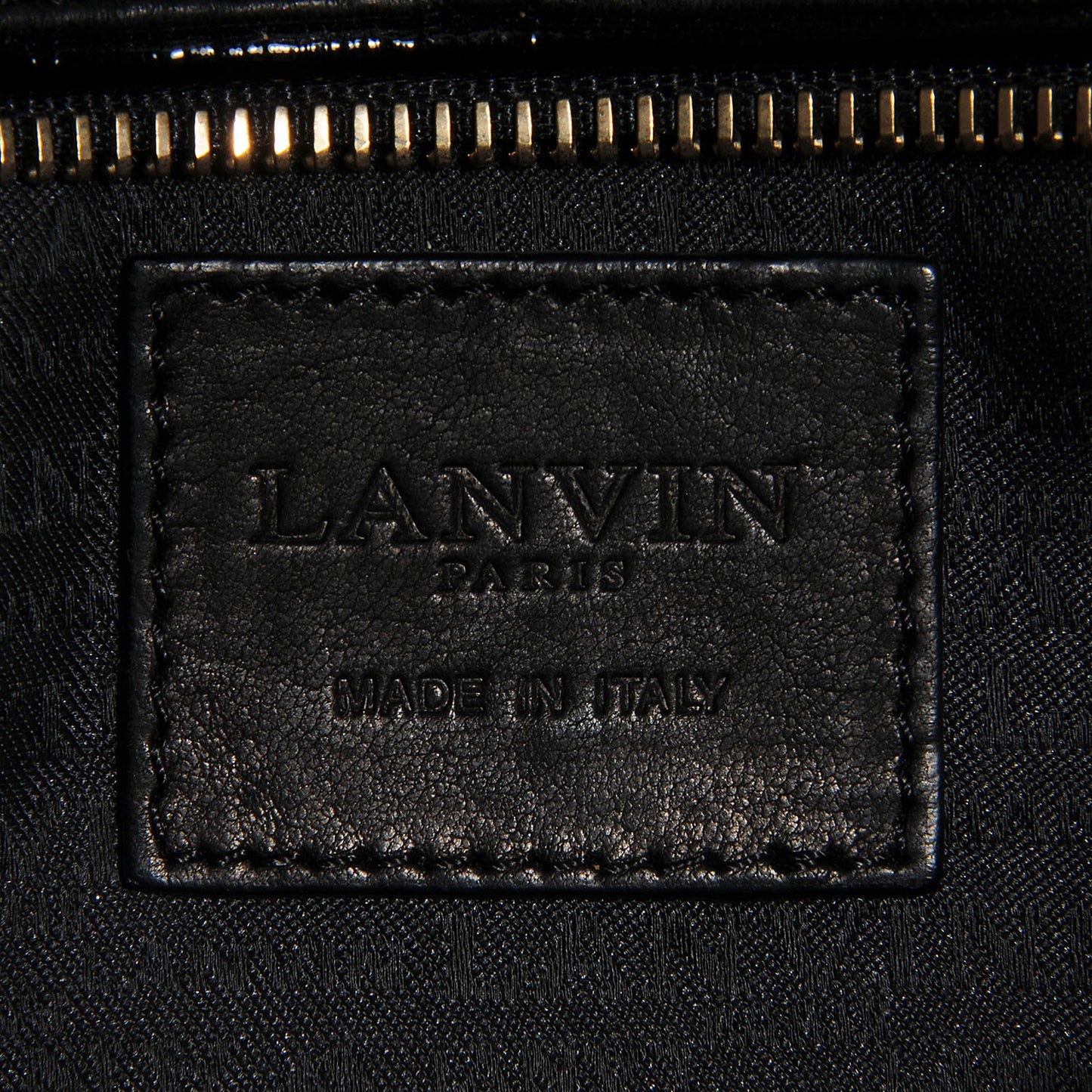 Lambskin Quilted Amalia Shoulder Bag Black