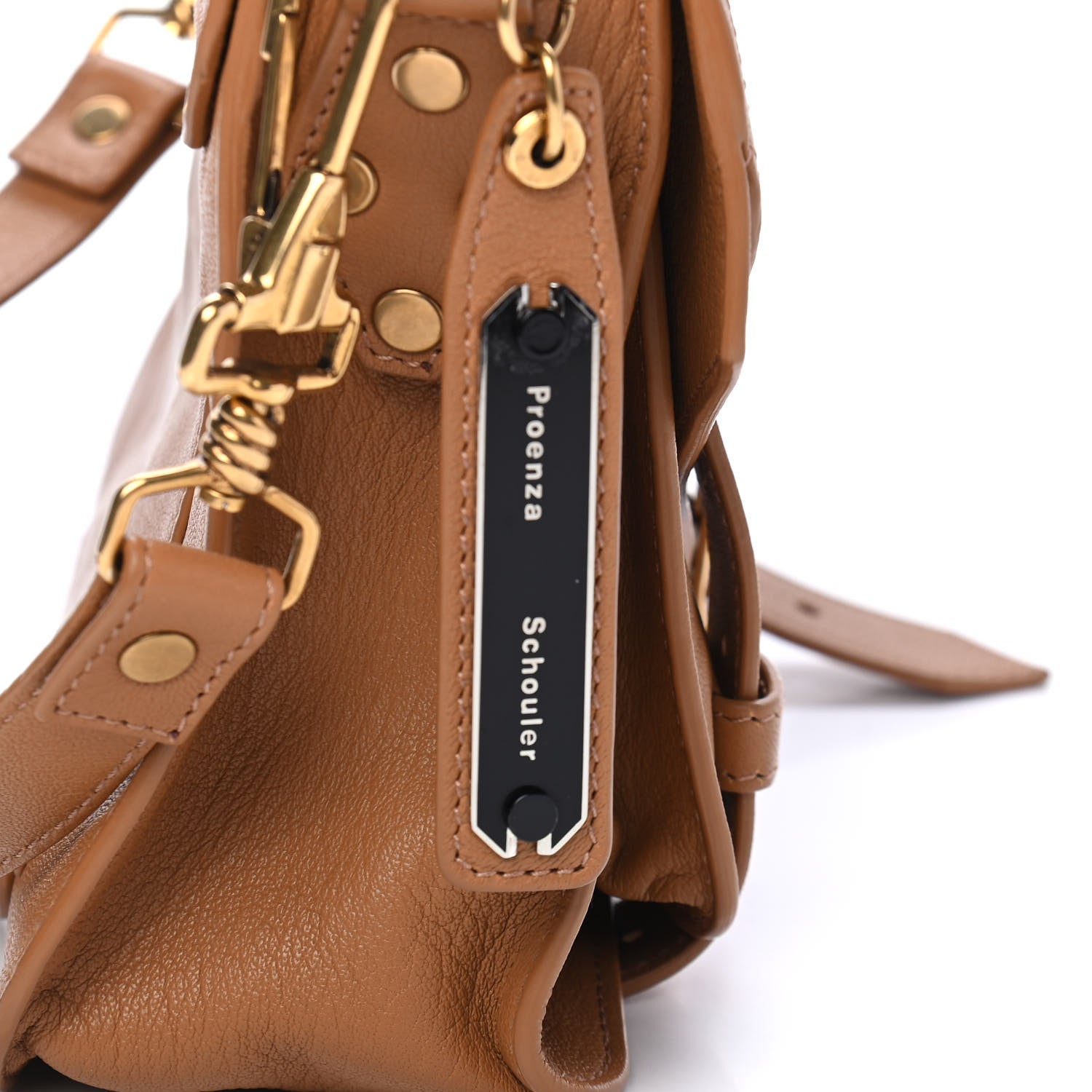 Proenza Schouler Lambskin Tiny PS1 Satchel Dune 10 of 10