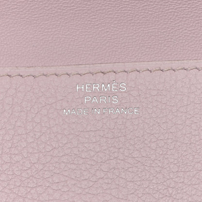 Hermes Evercolor Dogon Card Case Mauve Pale 5 of 8