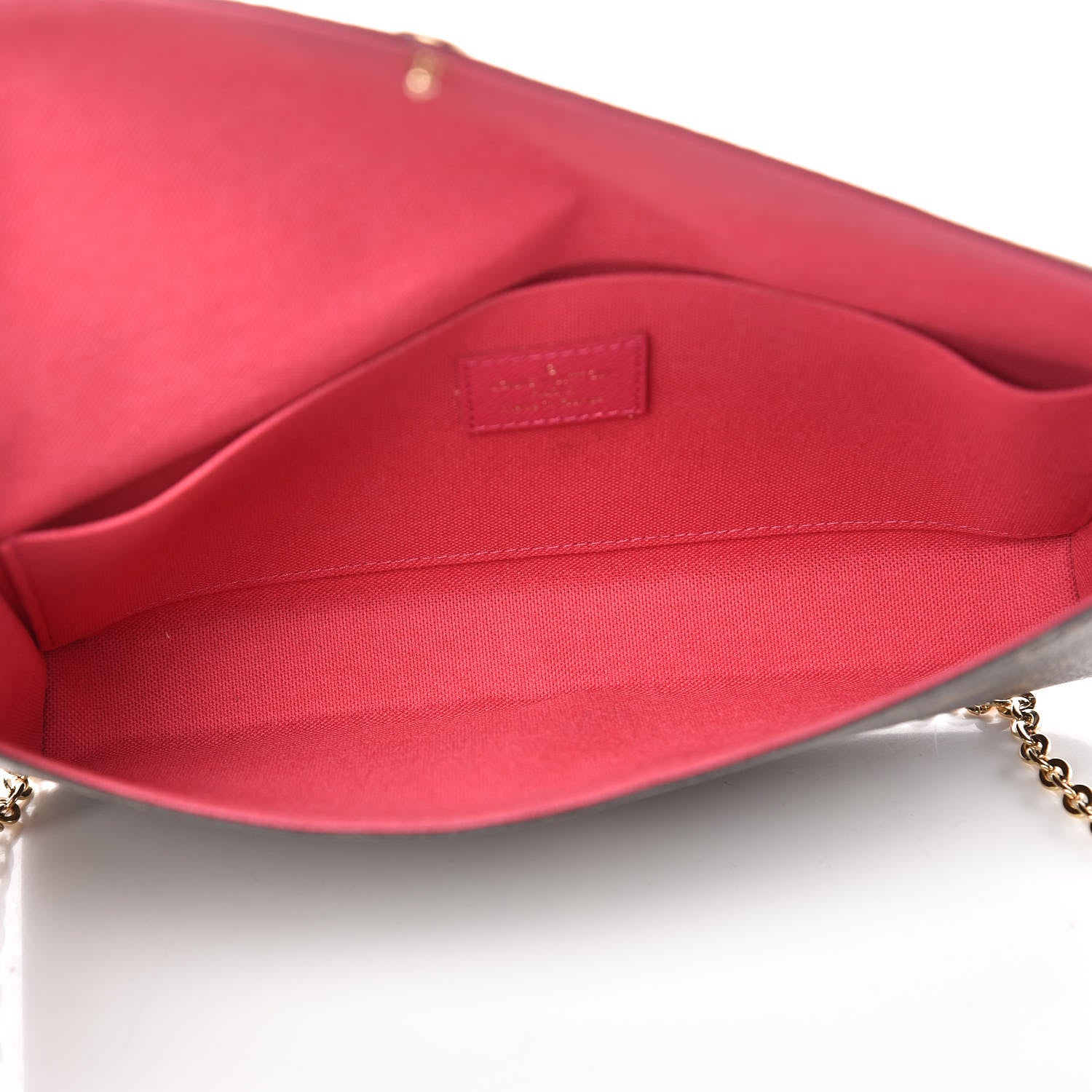 Louis Vuitton Monogram LV Love Lock Pochette Felicie Chain Wallet 5 of 9