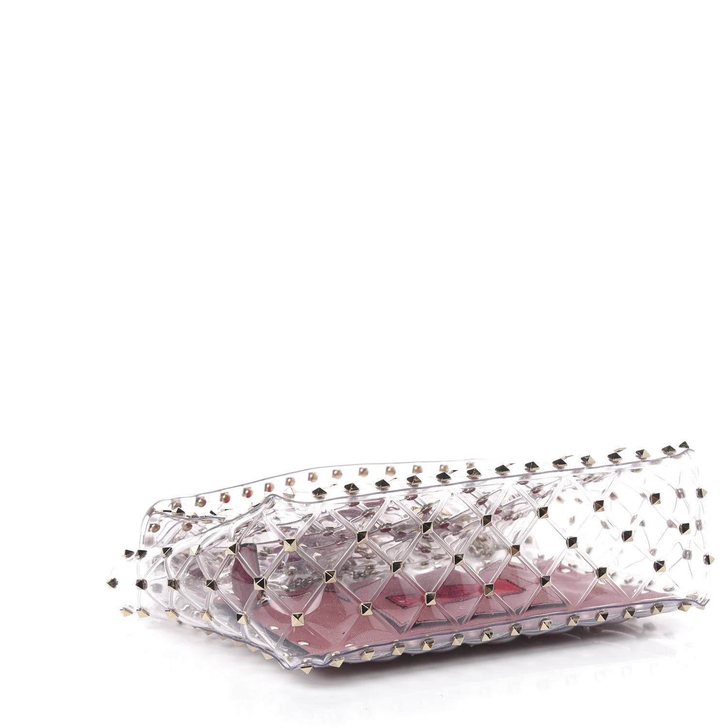 Valentino Garavani PVC Medium Rockstud Spike Shoulder Bag 4 of 9