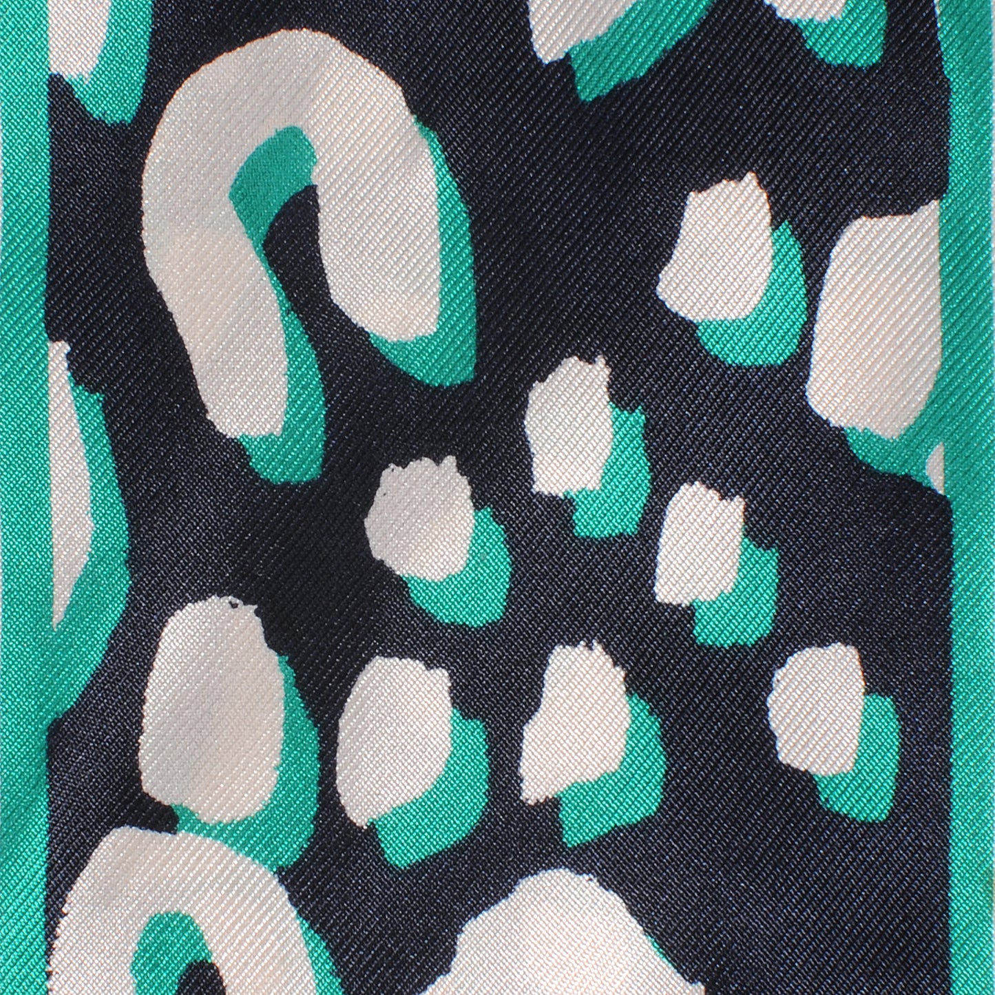 Silk Leopard Bandeau Blue Infini