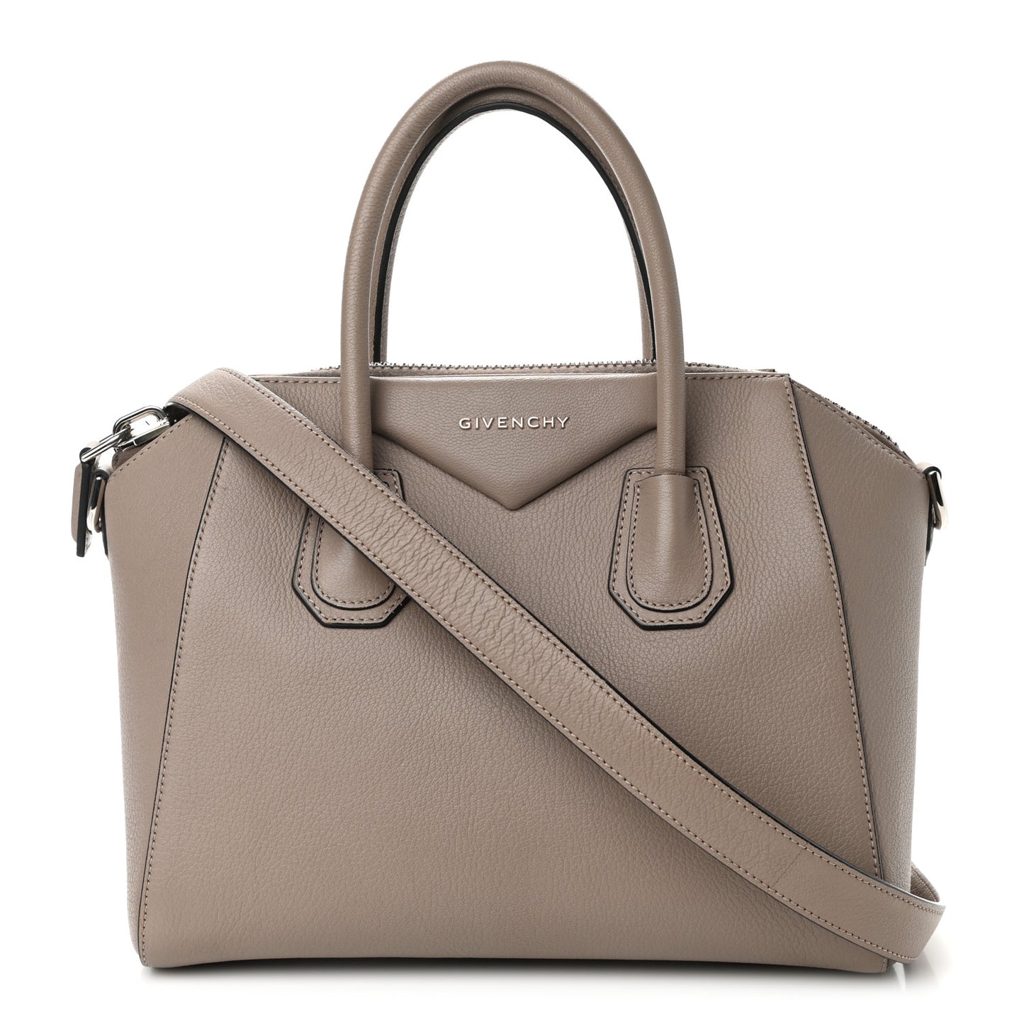 Sugar Goatskin Small Antigona Mastic