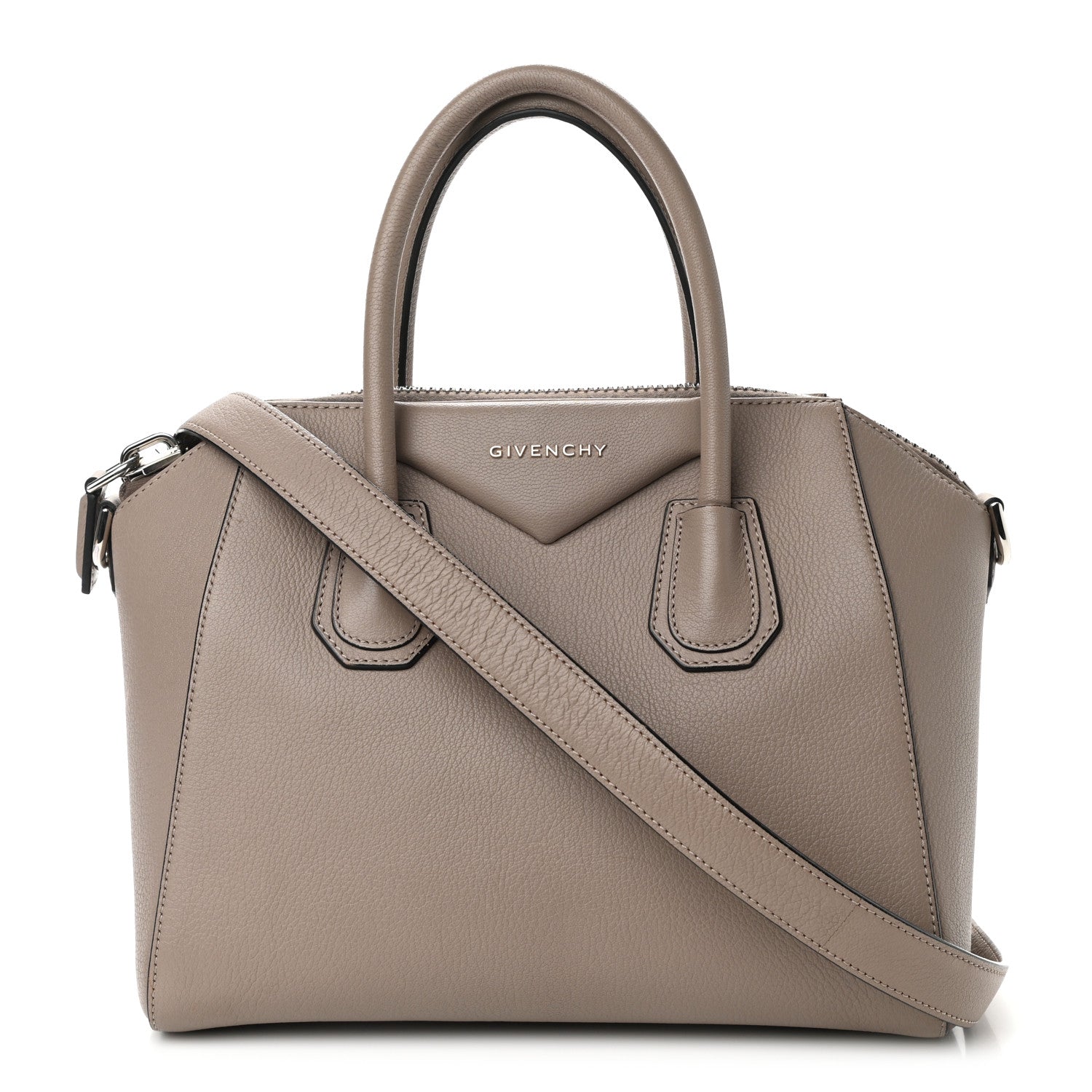 Givenchy Sugar Goatskin Small Antigona Mastic 1 of 16