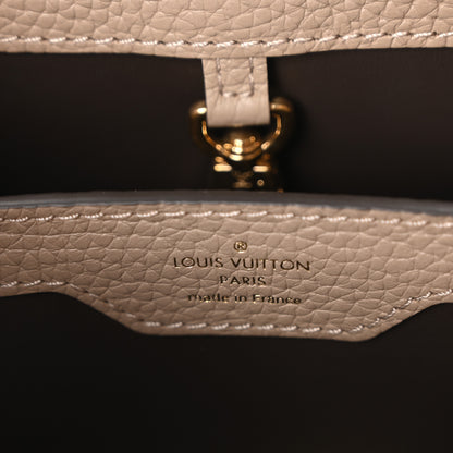 Louis Vuitton Taurillon Capucines BB Galet 6 of 9