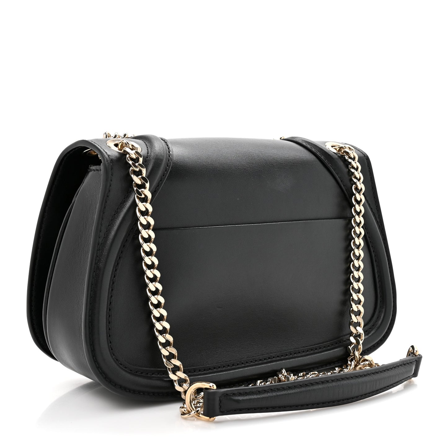 Calfskin Blondie Medium Shoulder Bag Black