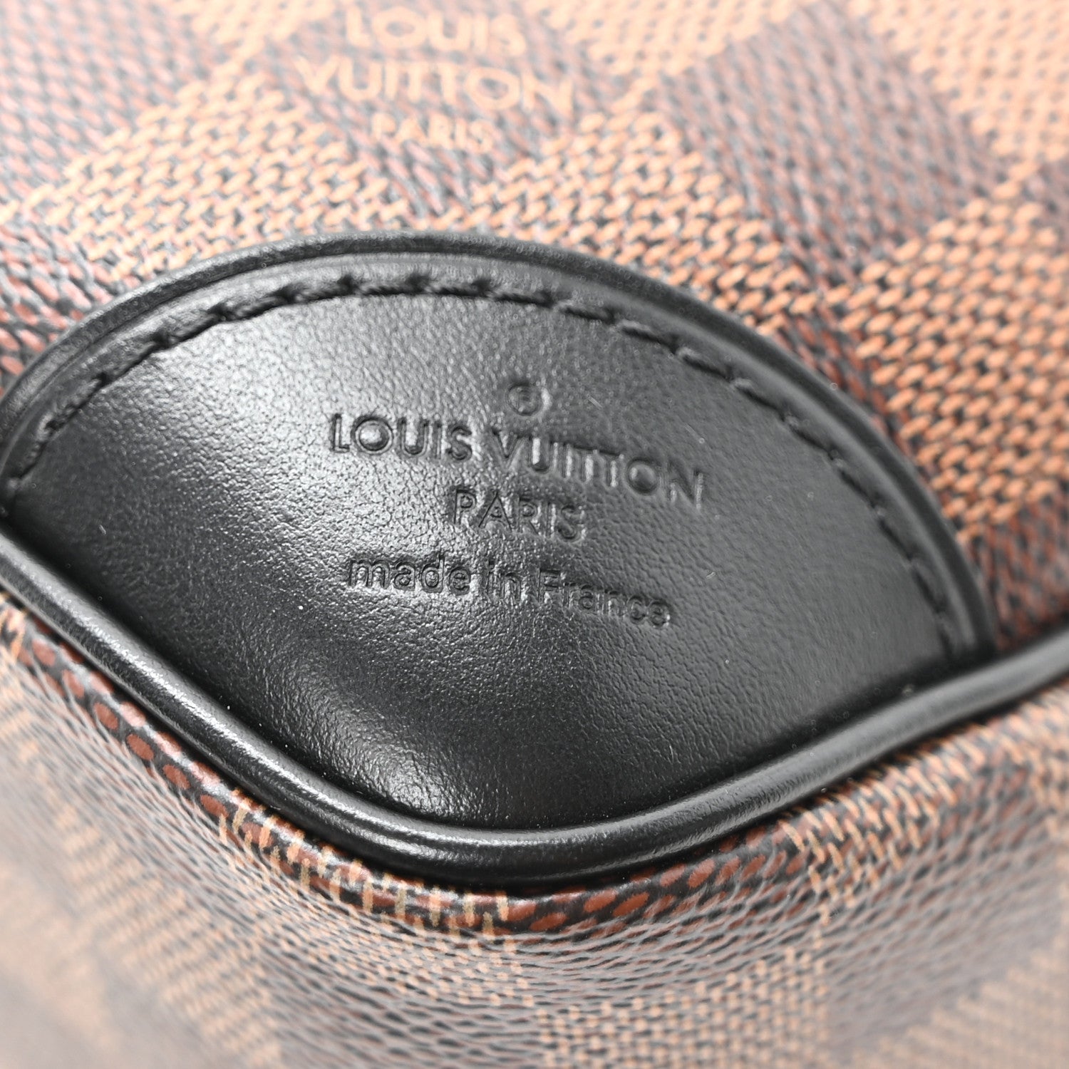 Louis Vuitton Damier Ebene Odeon PM Black 6 of 9