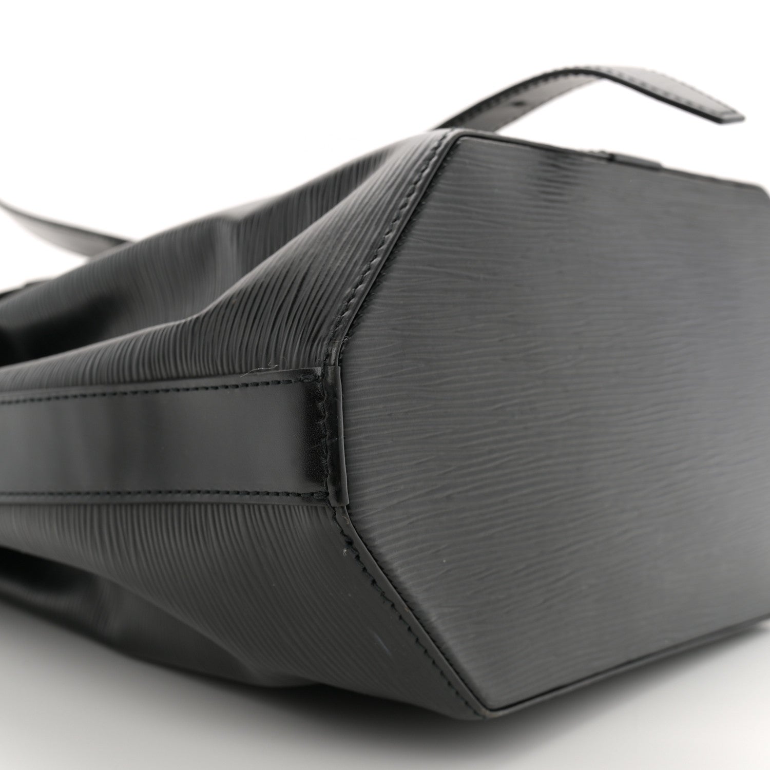 Louis Vuitton Epi Sac a Dos Drawstring Bag Black 9 of 12