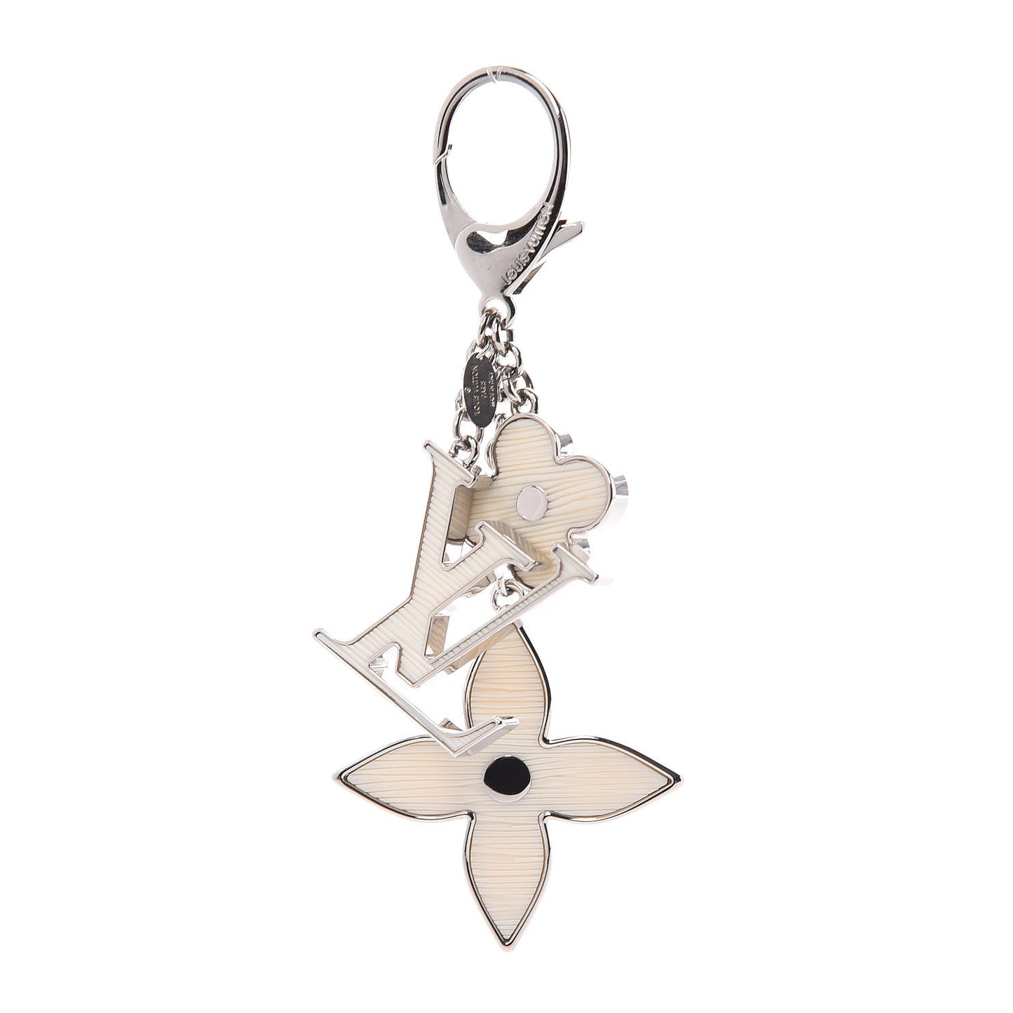 Fleur d Epi Bag Charm Ivory