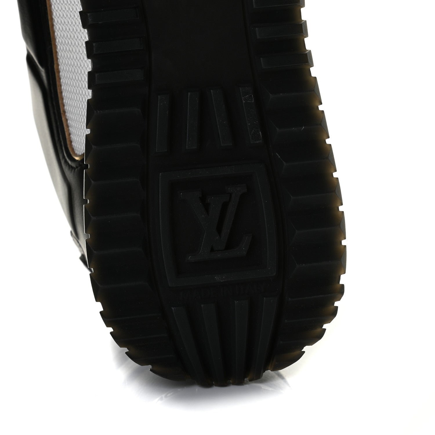 Louis Vuitton Calfskin Monogram Run Away Sneakers 35 Black 8 of 14