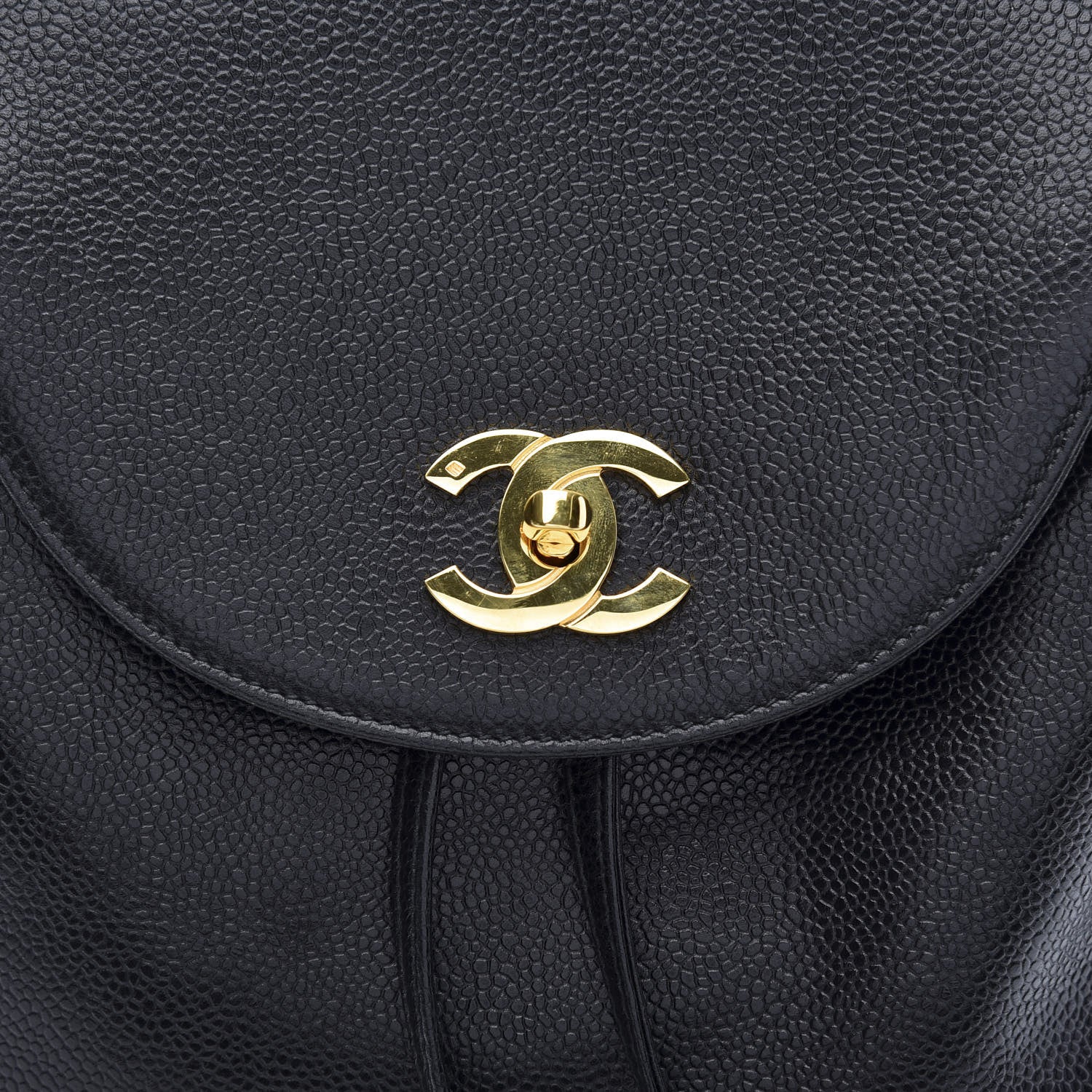 Chanel Caviar CC Backpack Black 12 of 12