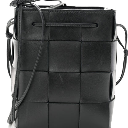 Bottega Veneta Nappa Maxi Intrecciato Cassette Bucket Bag Black 7 of 10