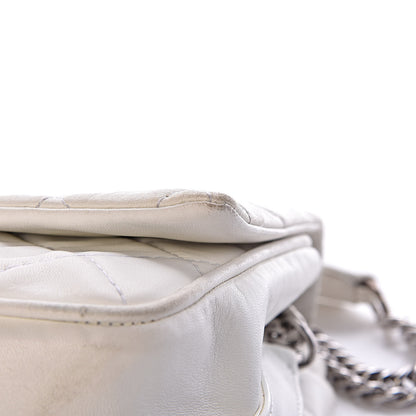 Chanel Lambskin Quilted Flap White 14 of 18