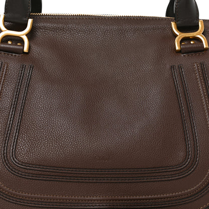 Chloe Calfskin Large Marcie Satchel Ebony 8 of 10