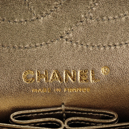 Chanel Aged Calfskin 2.55 Reissue 225 Flap Metallic Gold 7 of 8