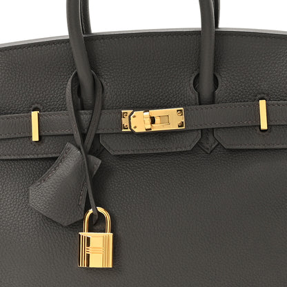 Hermes Togo Birkin 25 Etain 8 of 11