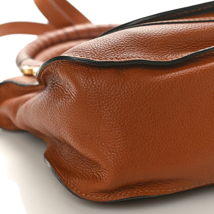 Chloe Calfskin Medium Marcie Satchel Tan 9 of 10