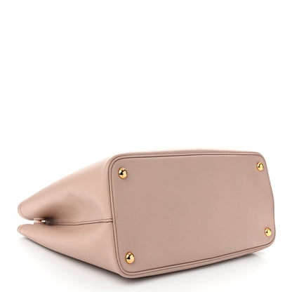 Prada Saffiano Cuir Medium Double Bag Cammeo Rosa 4 of 11