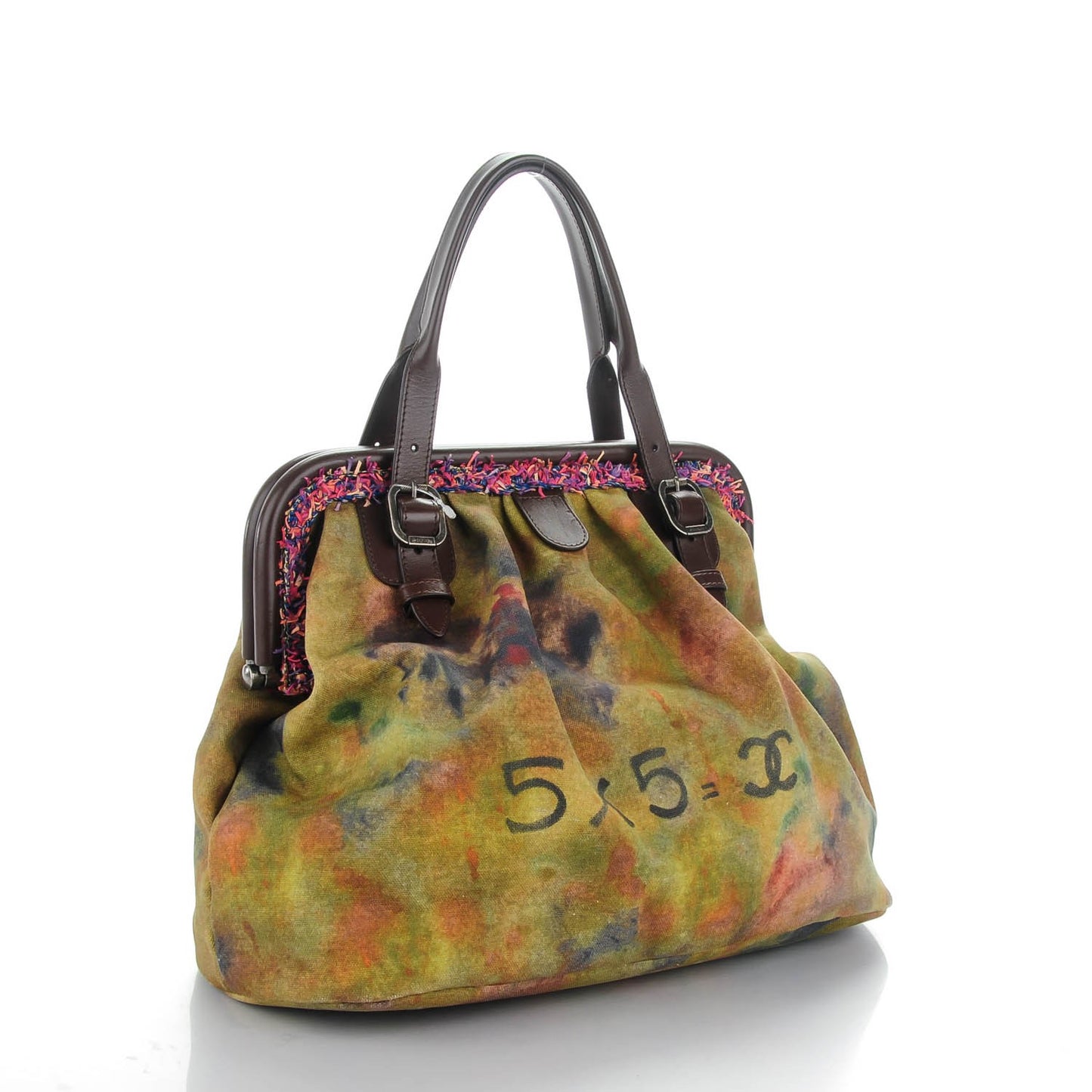 Washed Toile Graffiti On The Pavements Bowler Khaki Multicolor