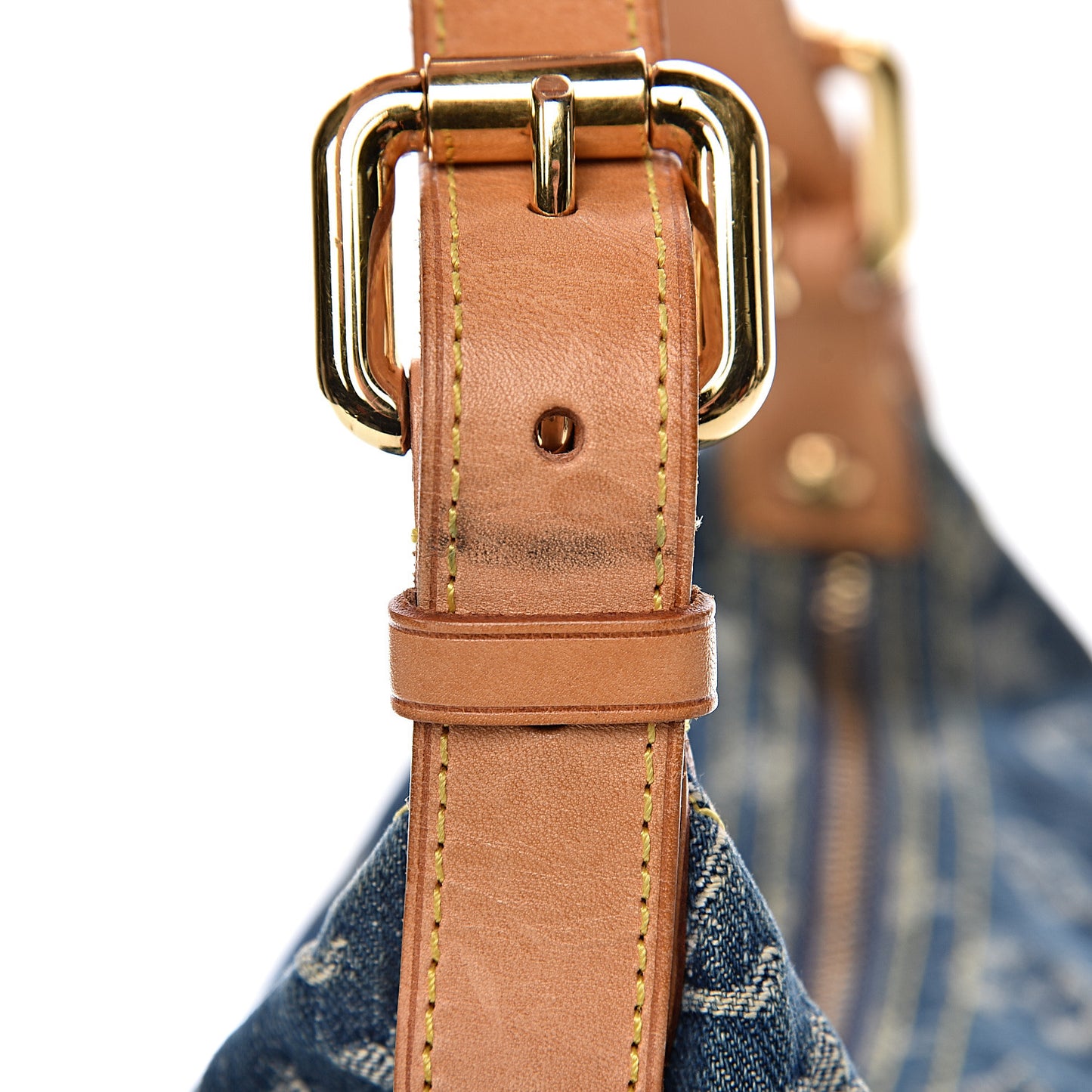 Monogram Denim Baggy PM Blue