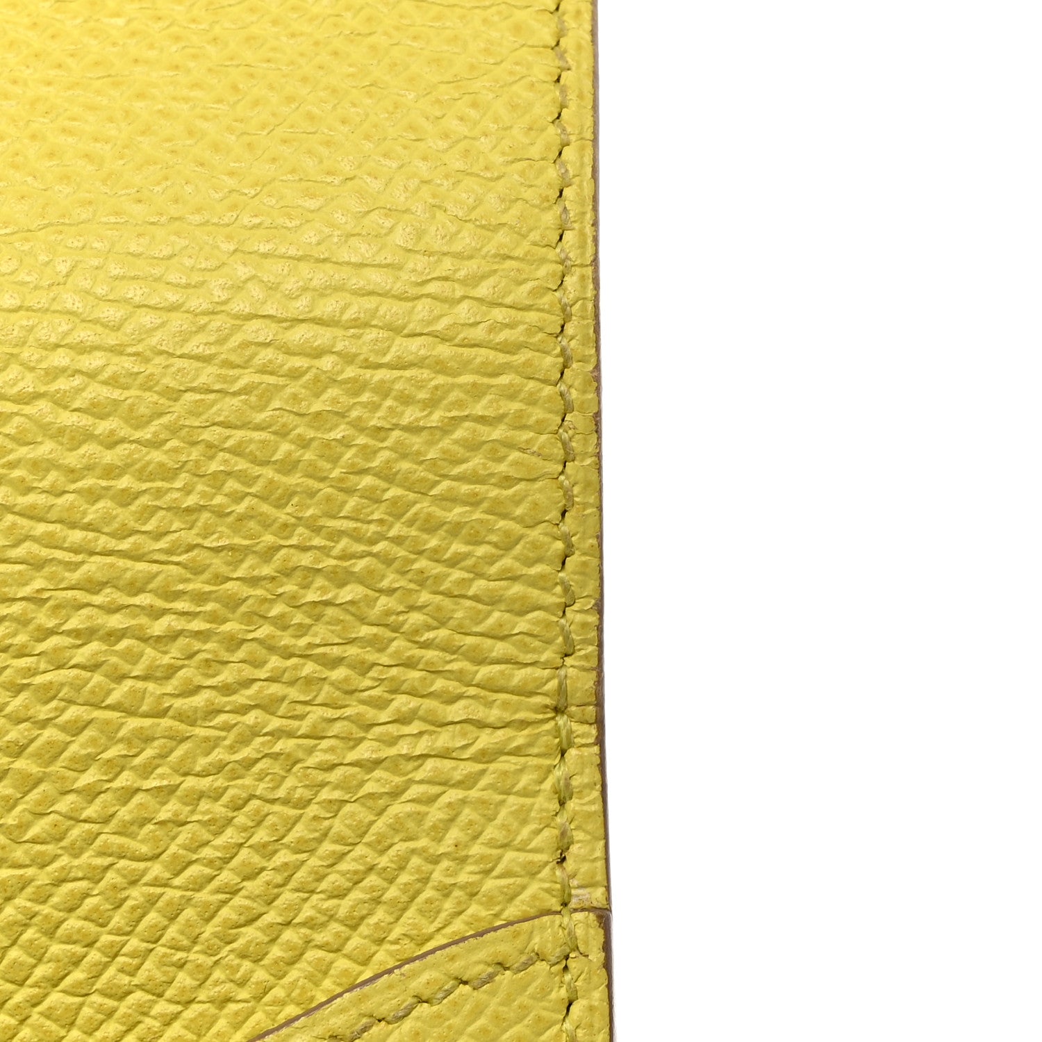 Hermes Epsom Constance Short Wallet Lime 9 of 14