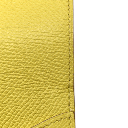 Hermes Epsom Constance Short Wallet Lime 9 of 14