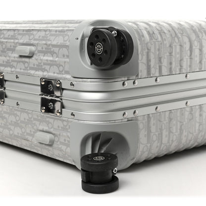 Christian Dior X RIMOWA Aluminum Gradient Cabin Luggage Silver 8 of 9