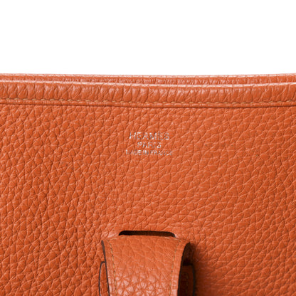 Hermes Togo Evelyne III PM Orange 13 of 14