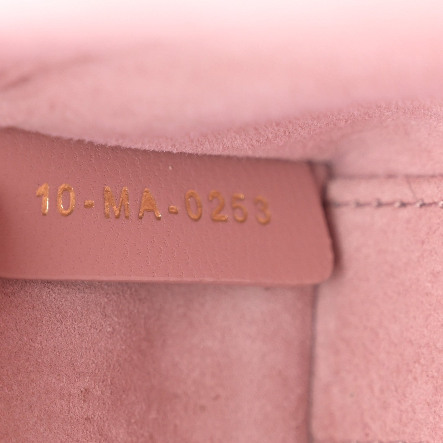 Christian Dior Lambskin Cannage Micro Lady D-Joy Rose De Vents 7 of 10